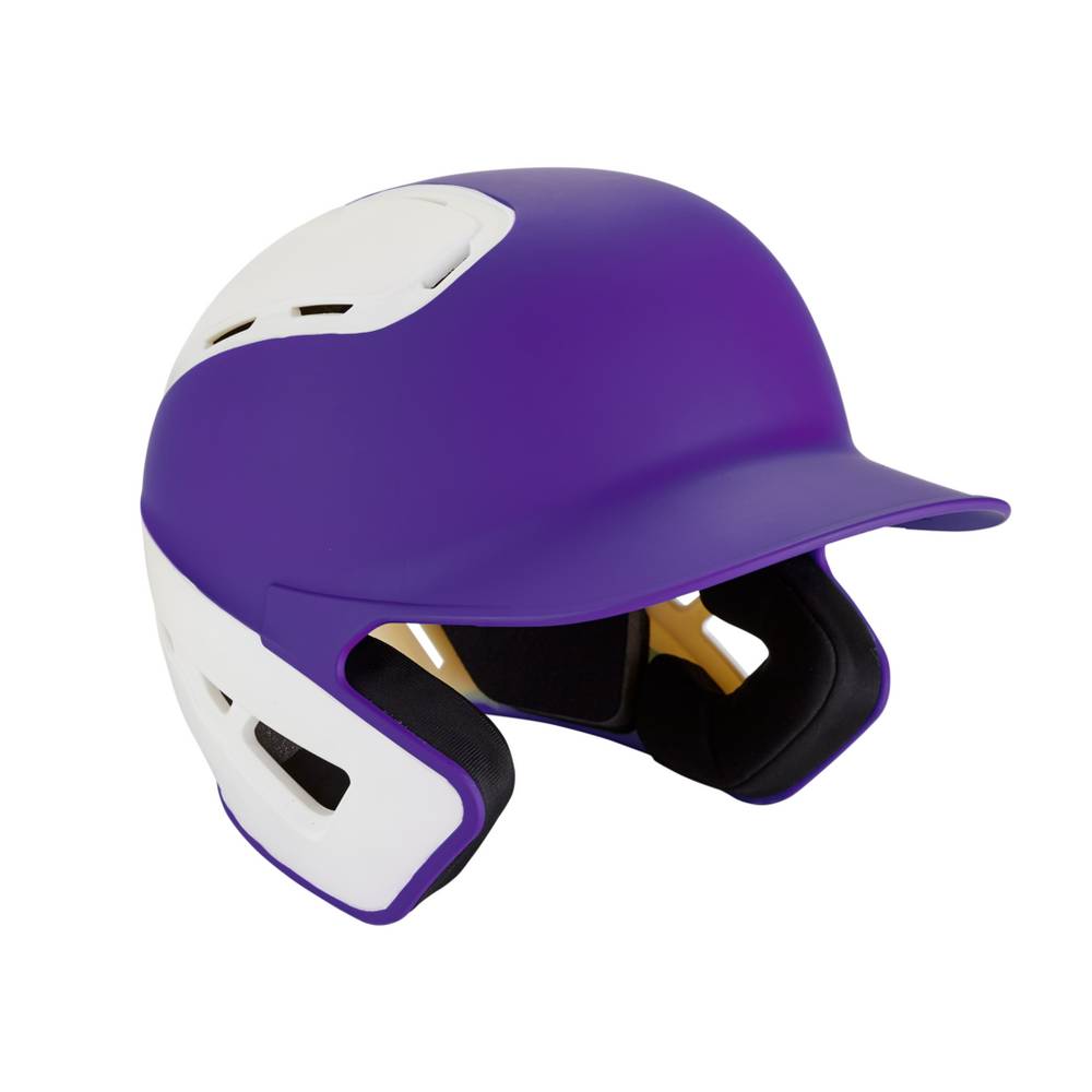 Mens Mizuno B6 Baseball Batting Helmet Purple/White Philippines (PEKCJD680)